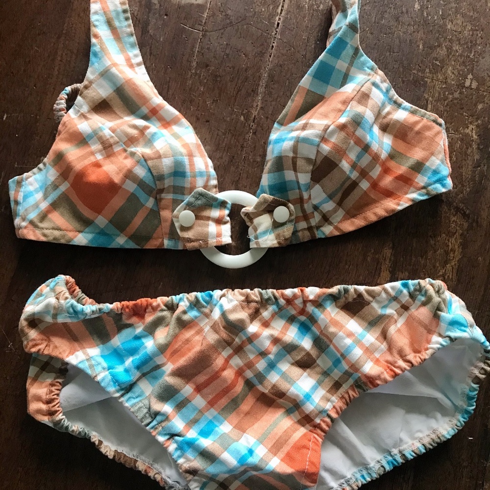 Vintage Plaid Bikini